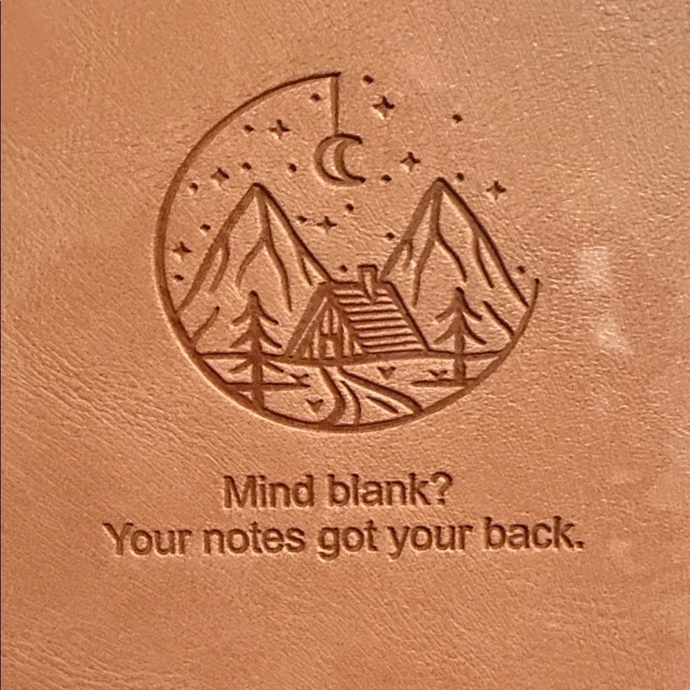 Mind Blank Your notes got your back Spiral Notebook new
